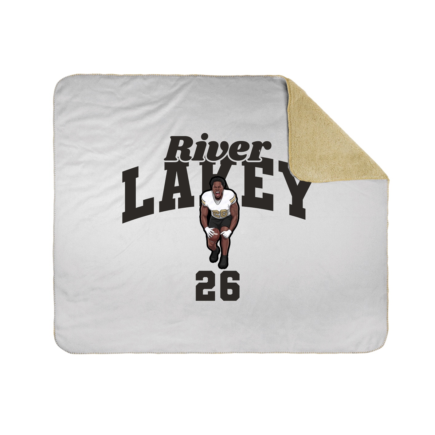 Throw Blanket — Signature Arch in White