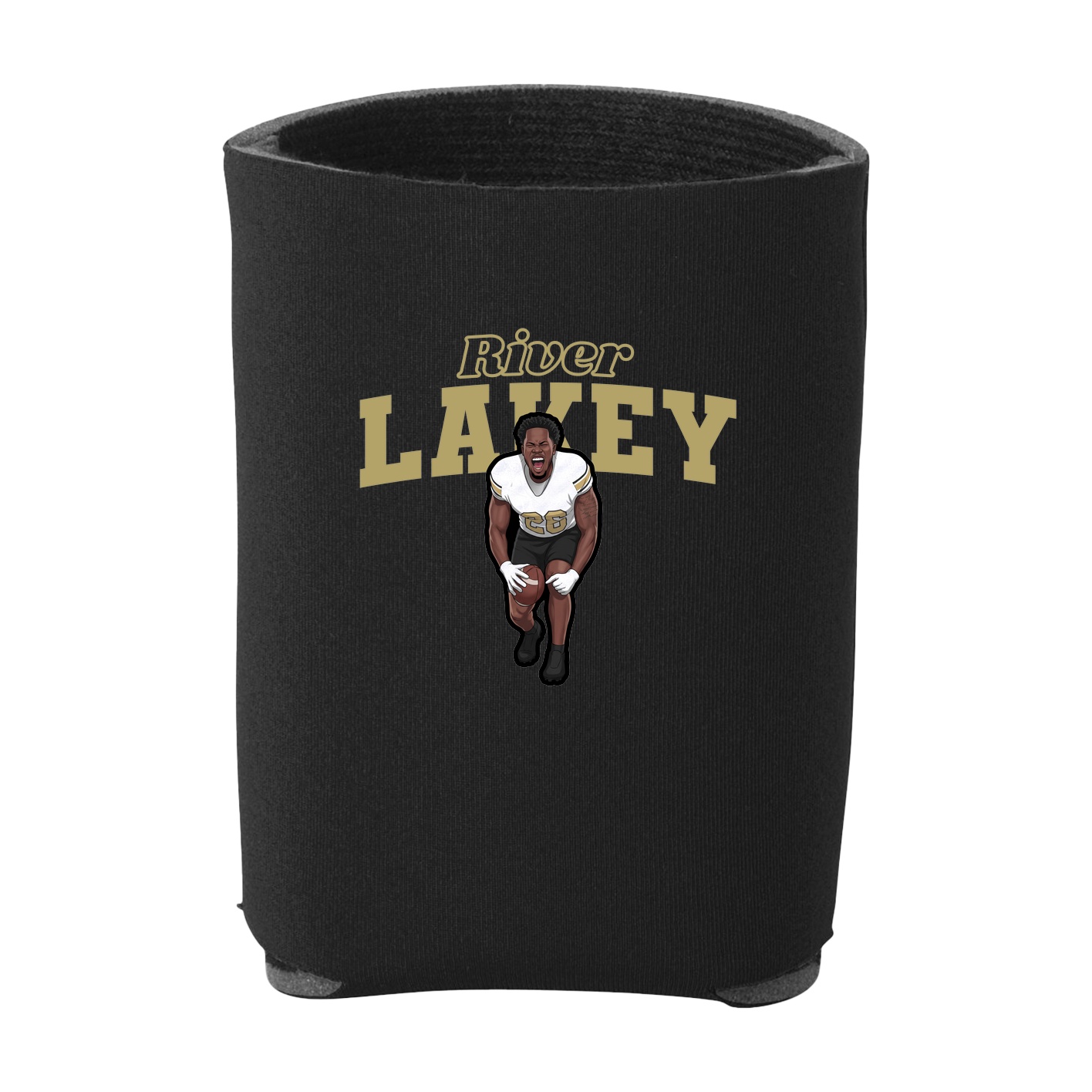 Can Holder — Name Arch in Black