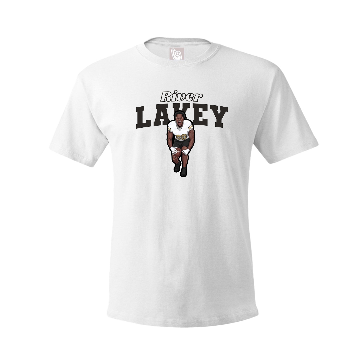 Tee — Name Arch in White