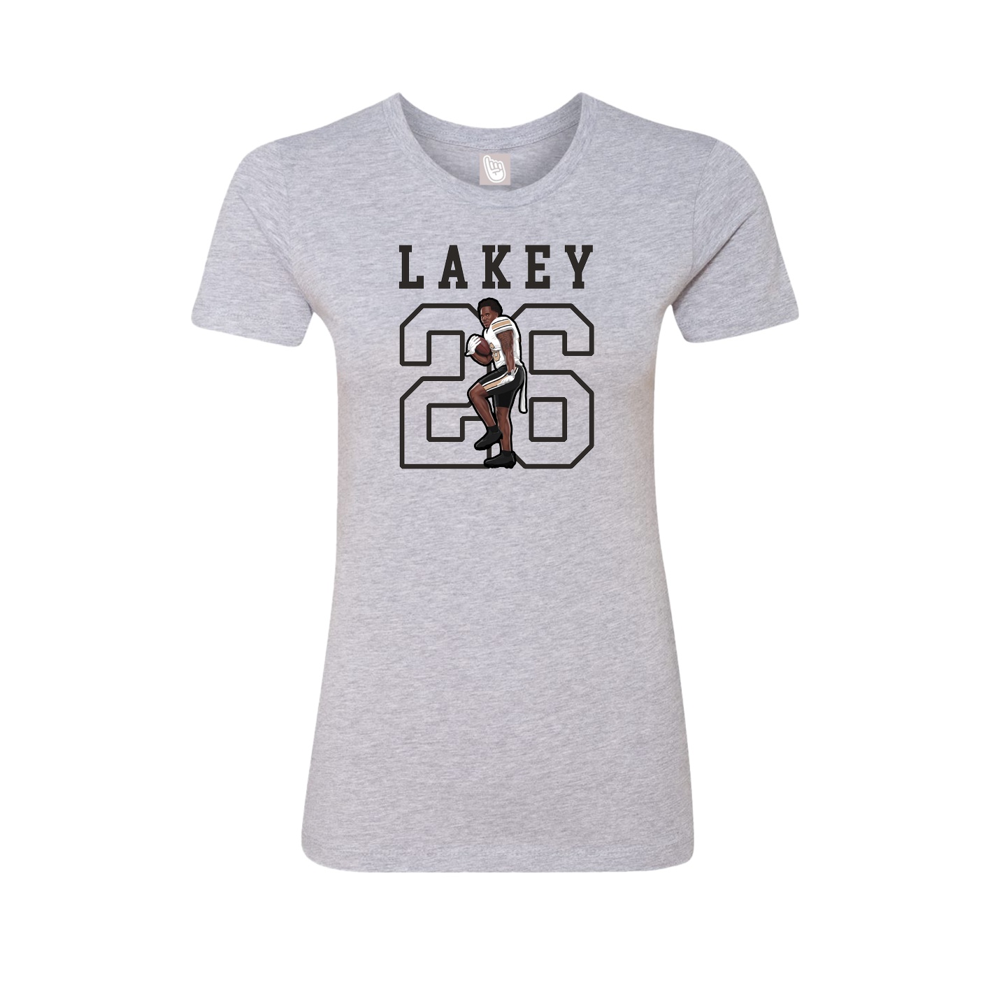 Fitted Women's Tee — Shirsey in Grey