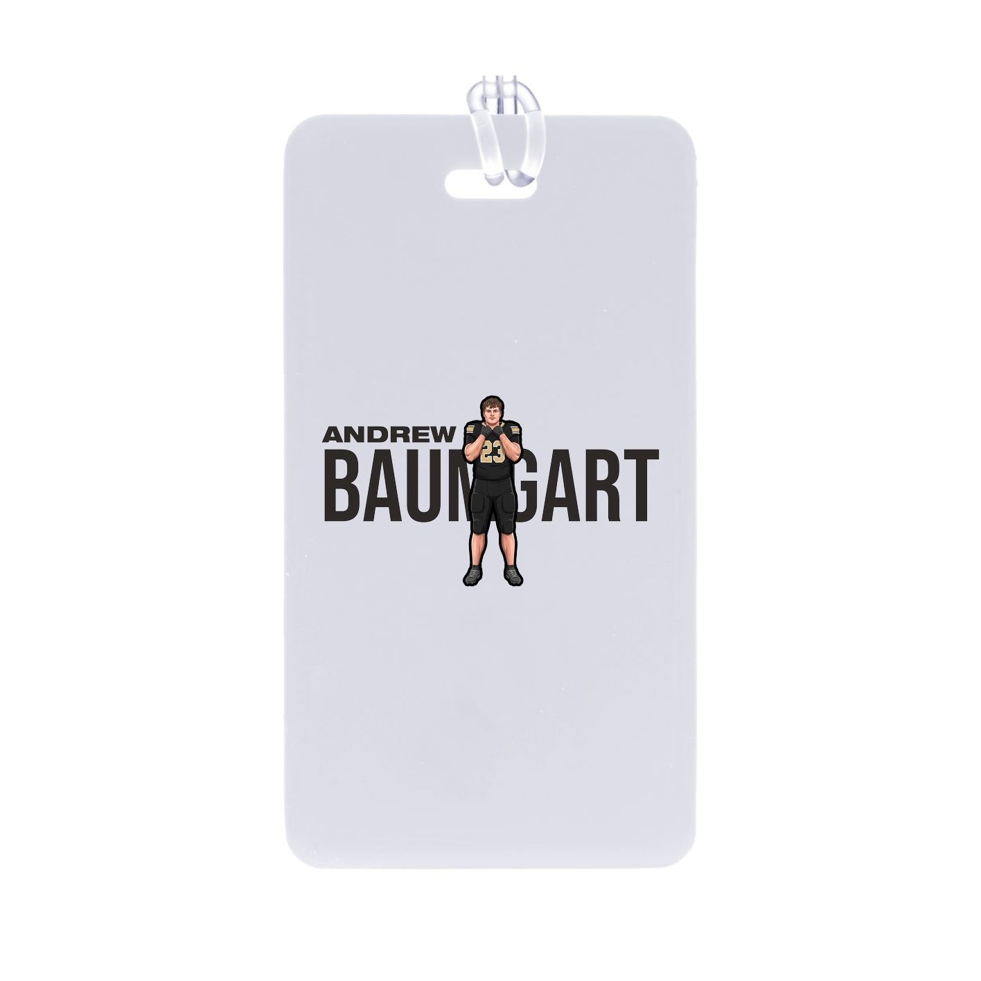 Bag Tag — Player Name in Classic
