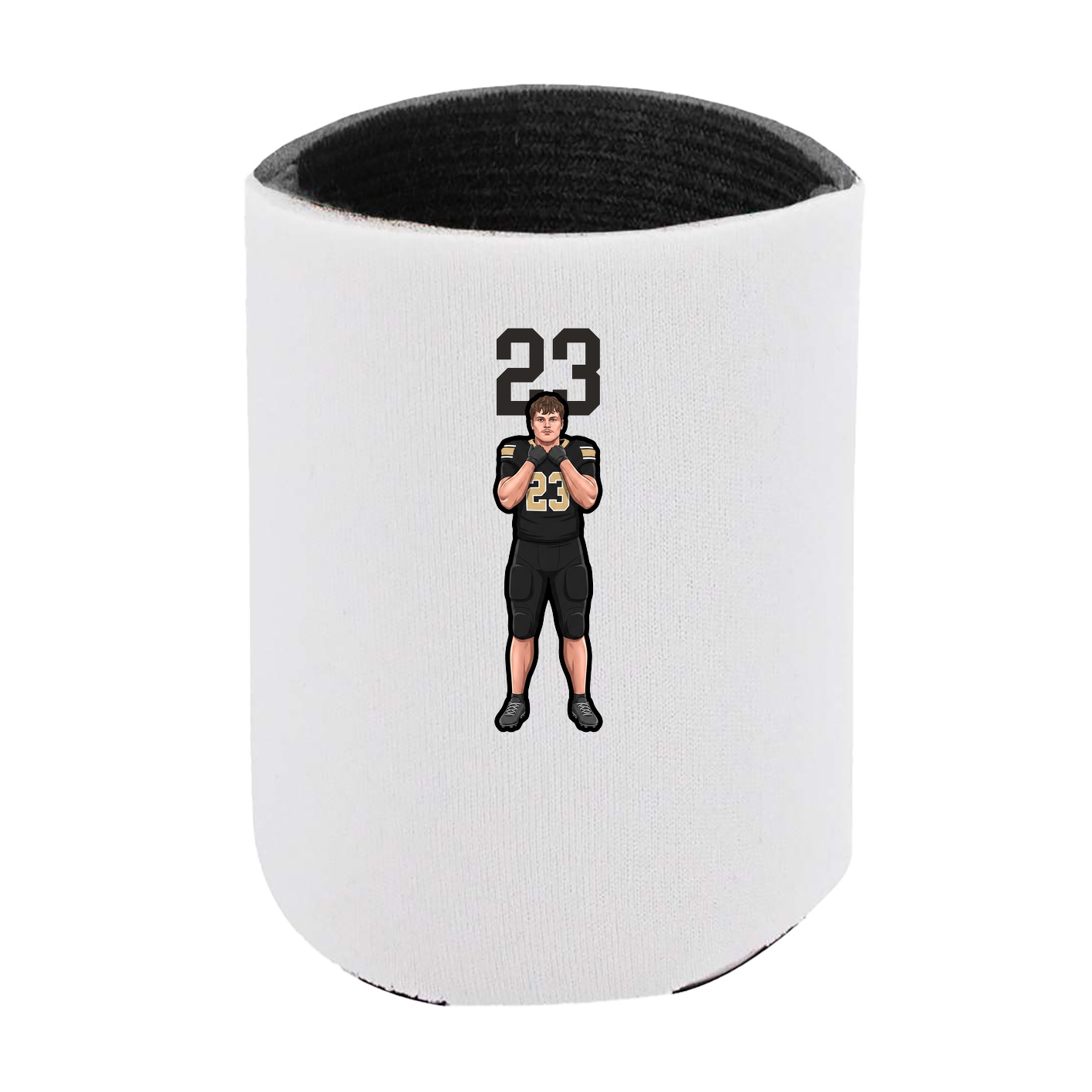 Can Holder — Number Top in White