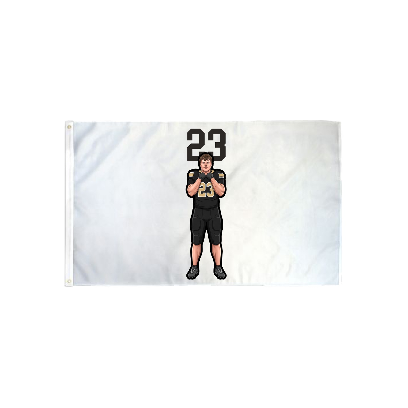 3x5 Flag — Number Top in Classic