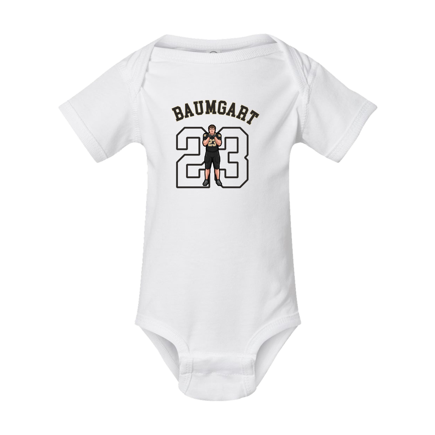 Baby Onesie — Shirsey Arch in White