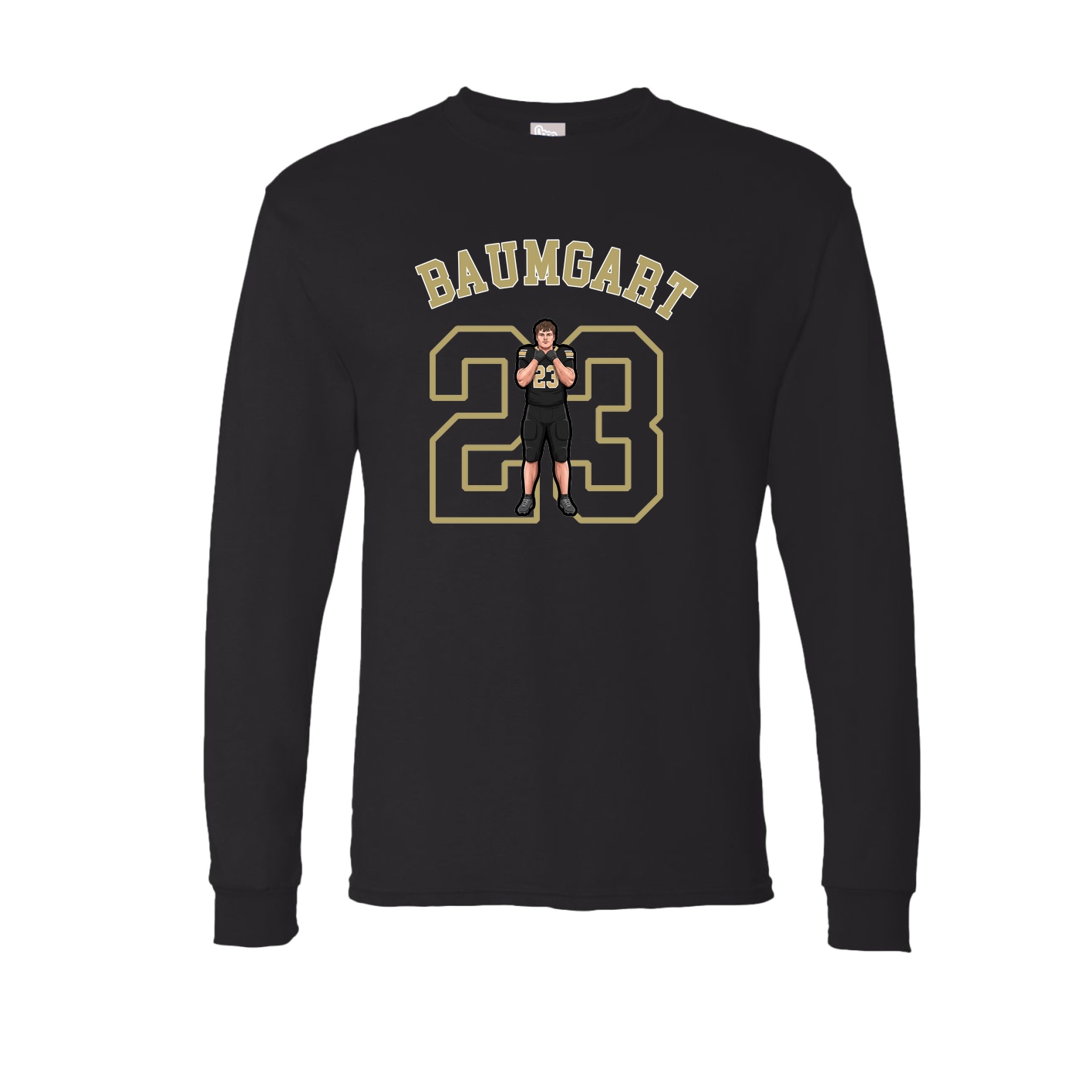 Long Sleeve Tee — Shirsey Arch in Black