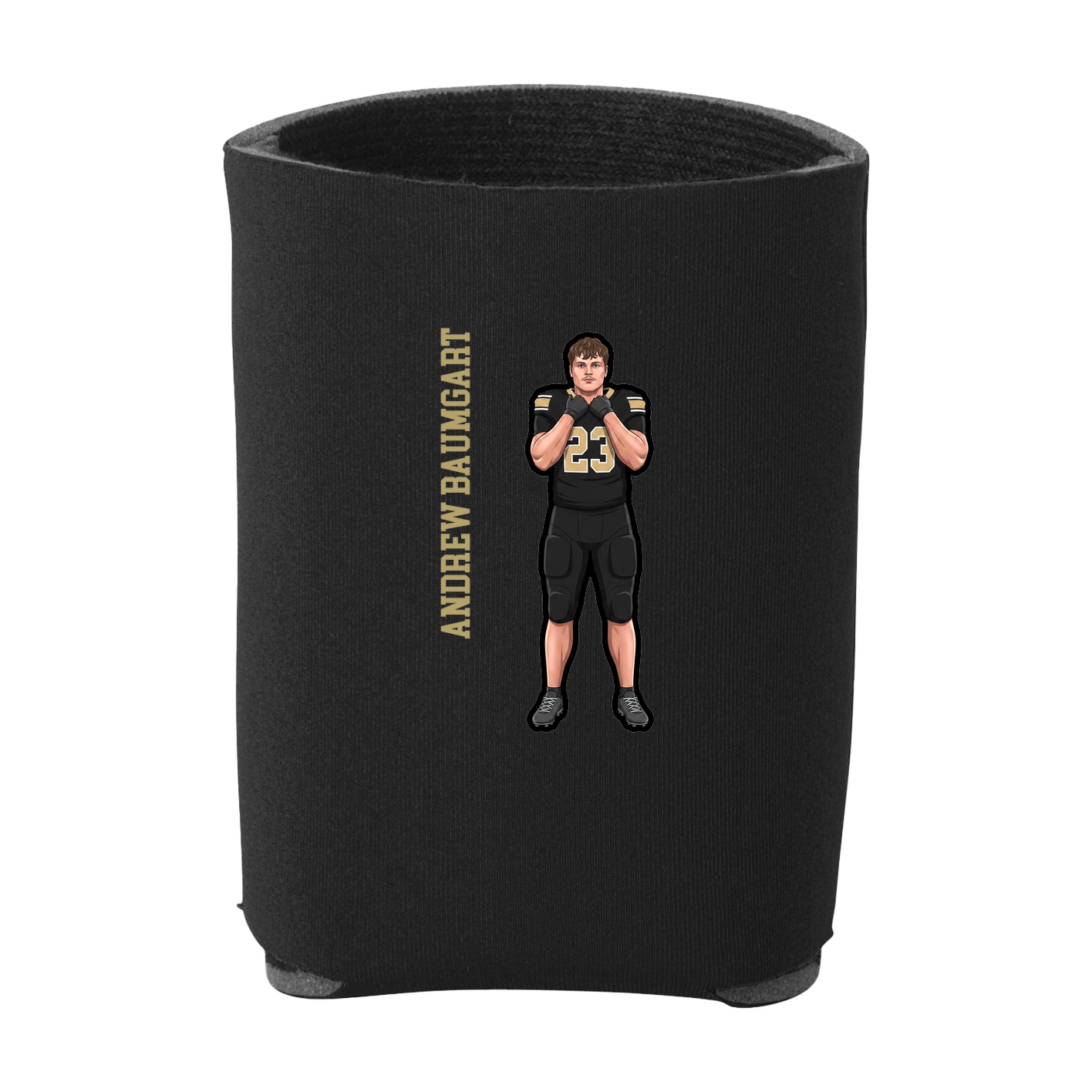 Can Holder — Name Vertical in Black