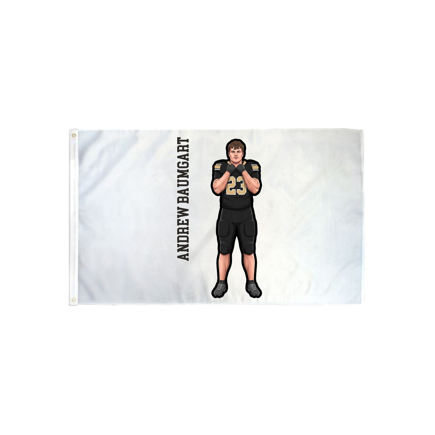 3x5 Flag — Name Vertical in Classic
