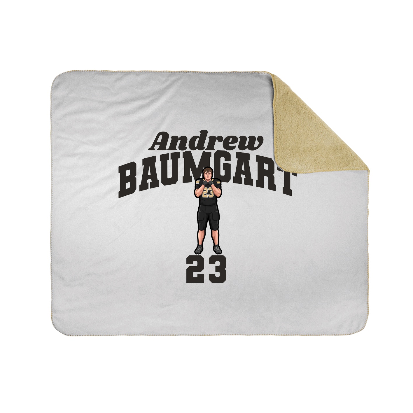 Throw Blanket — Signature Arch in White