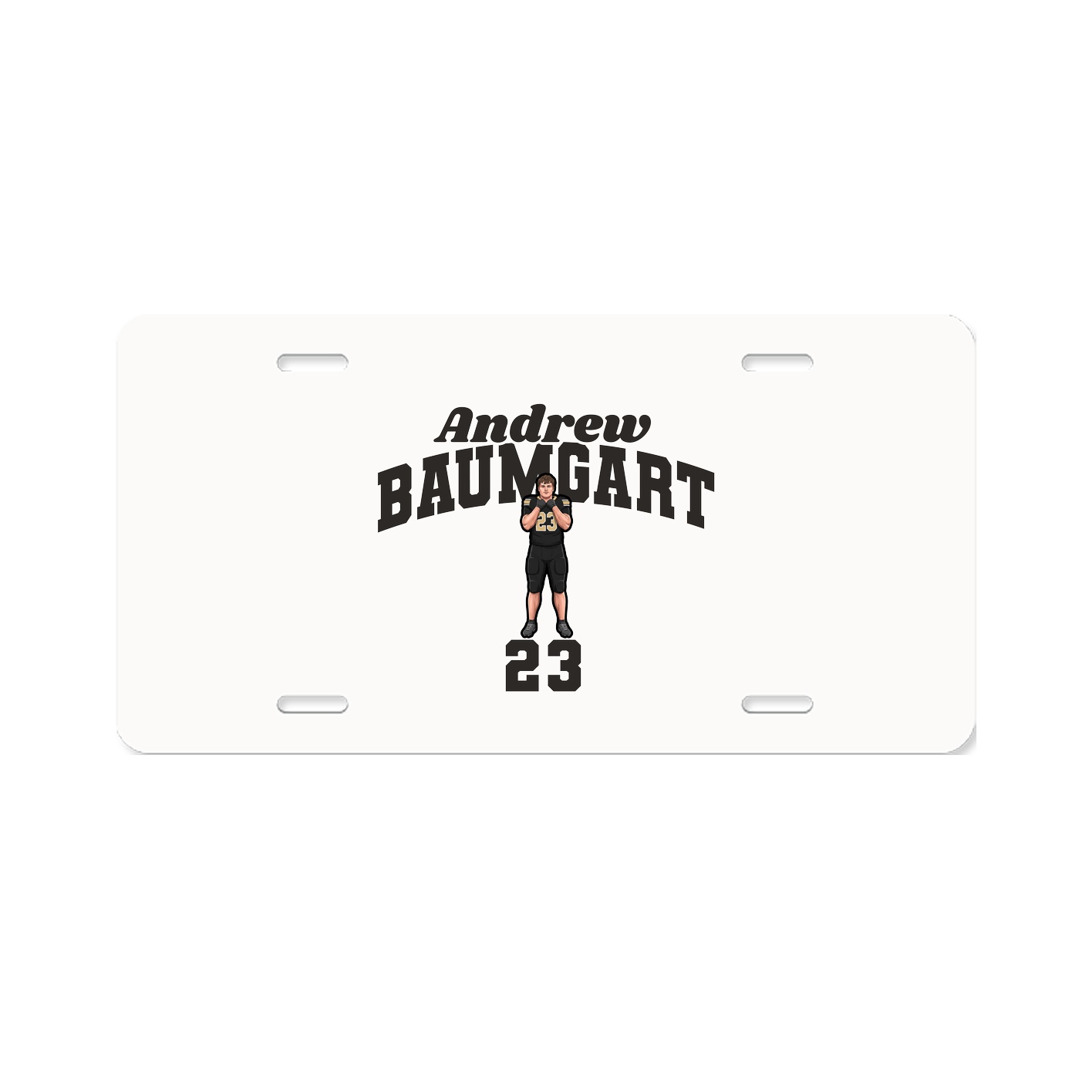 License Plate — Signature Arch in Classic