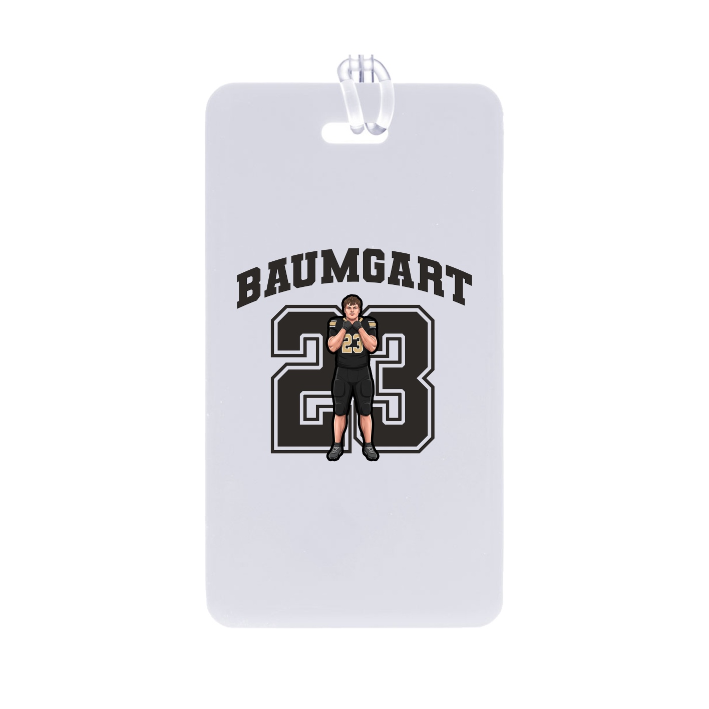 Bag Tag — Number in Classic