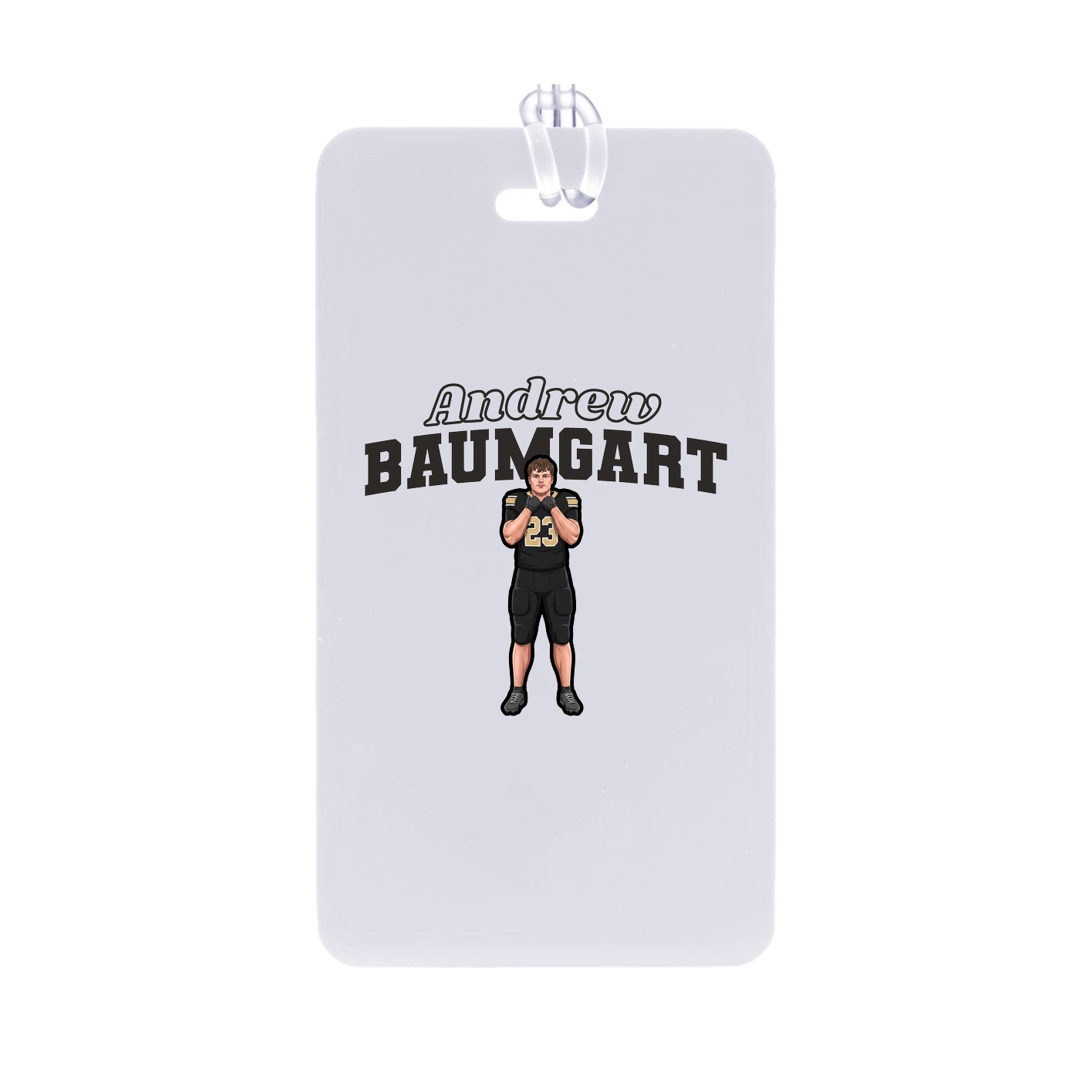 Bag Tag — Name Arch in Classic