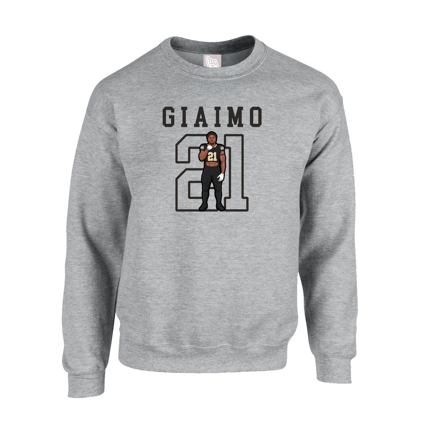 Fleece Crew — Shirsey in Grey