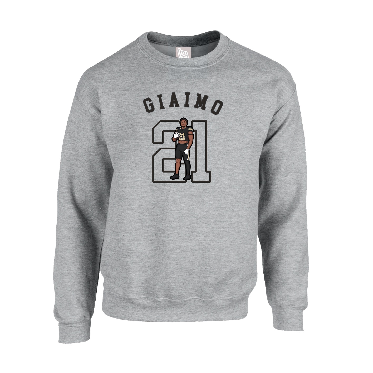 Fleece Crew — Shirsey Arch in Grey