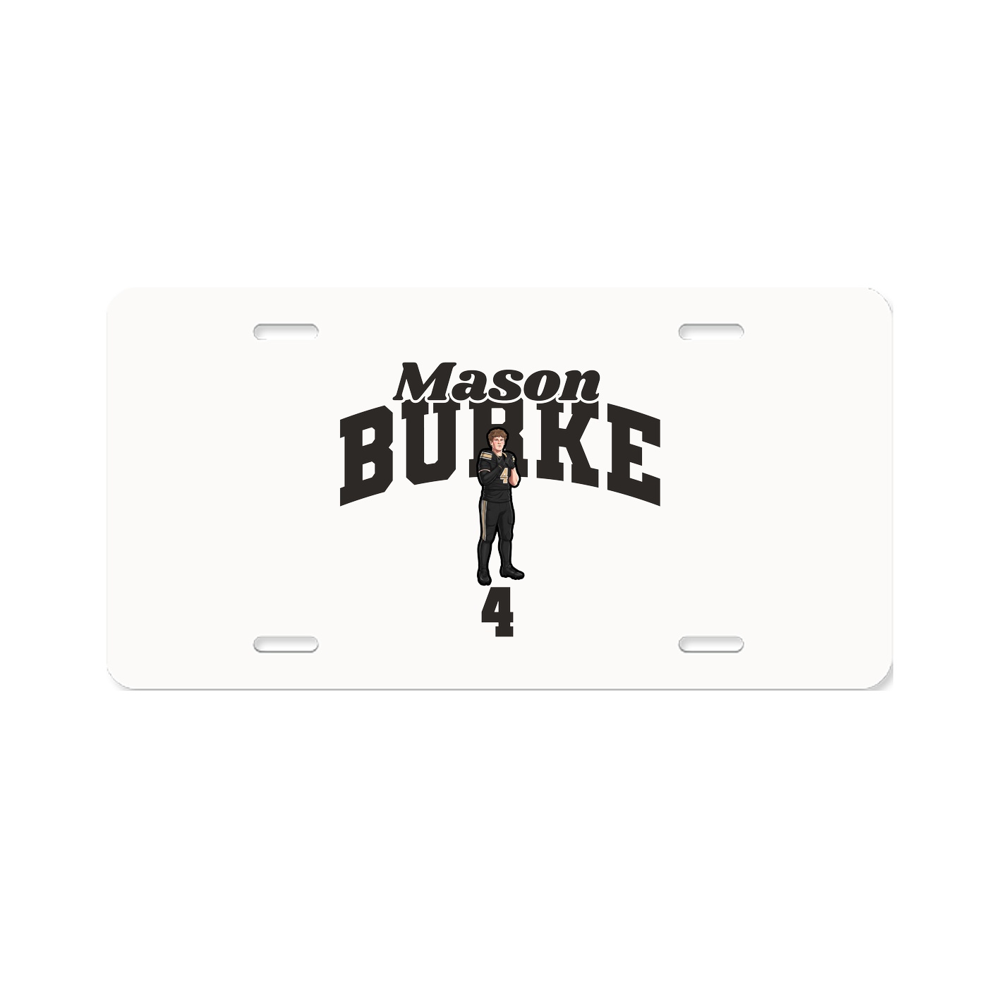 License Plate — Signature Arch in Classic
