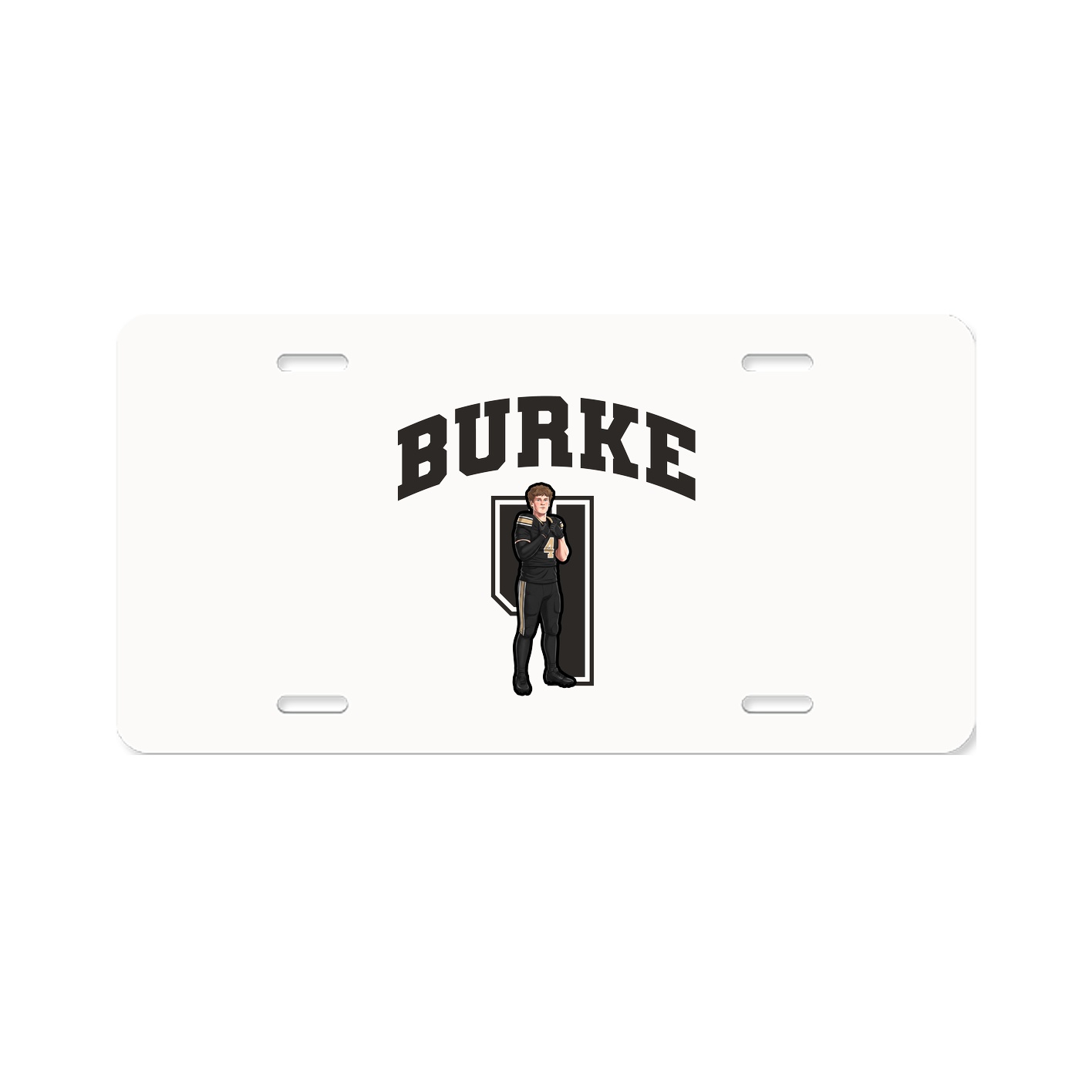 License Plate — Number in Classic