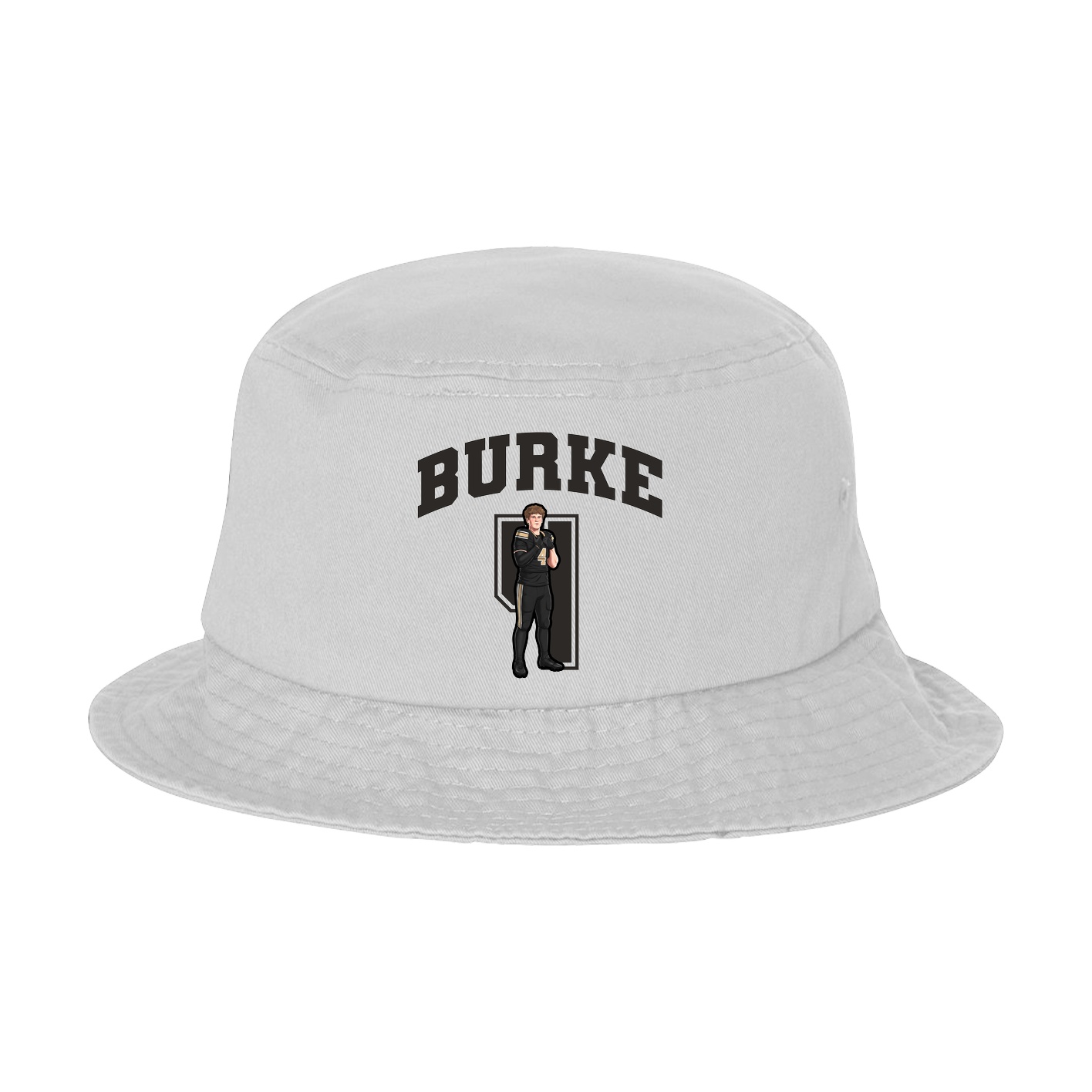 Bucket Cap — Number in White