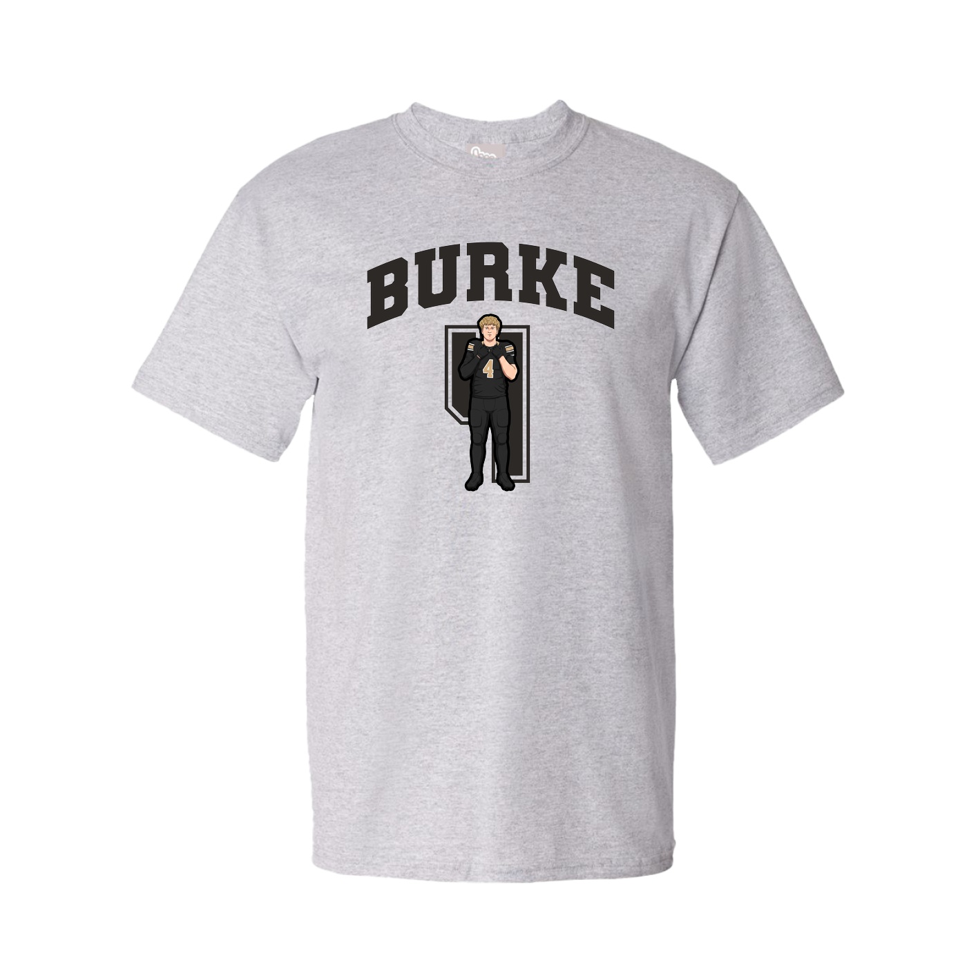 Youth Tee — Number in Grey