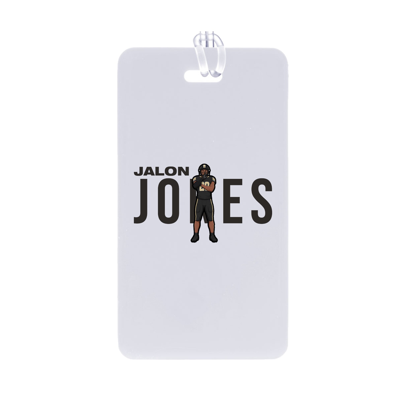 Bag Tag — Player Name in Classic