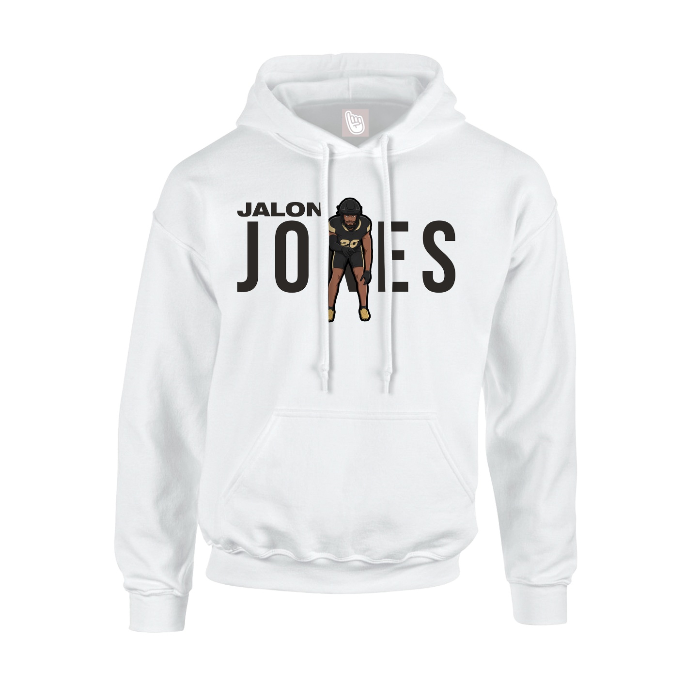 Hoodie — Player Name in White