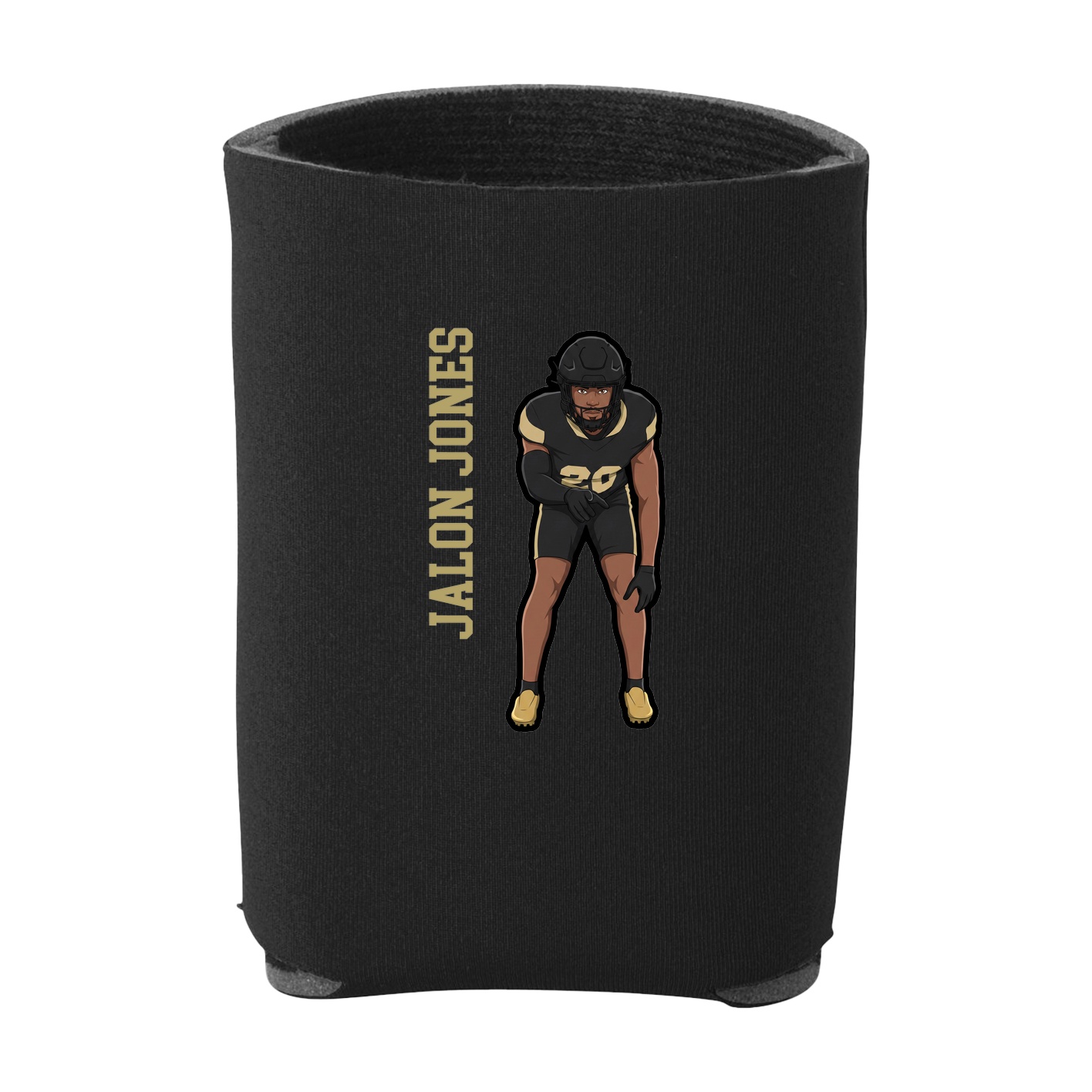 Can Holder — Name Vertical in Black