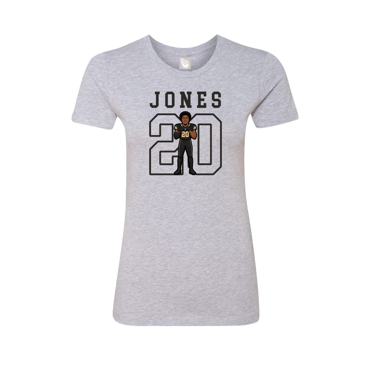 Fitted Women's Tee — Shirsey in Grey