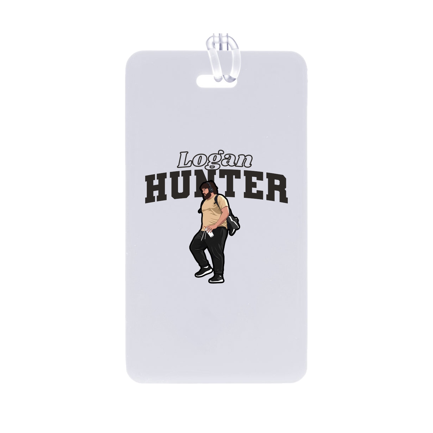 Bag Tag — Name Arch in Classic