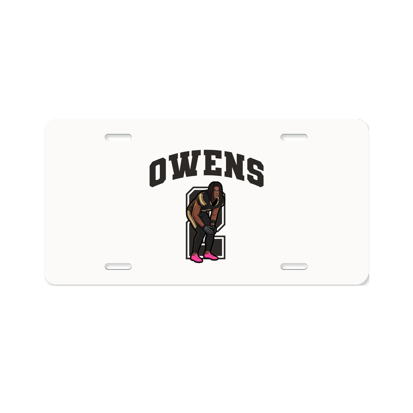 License Plate — Number in Classic