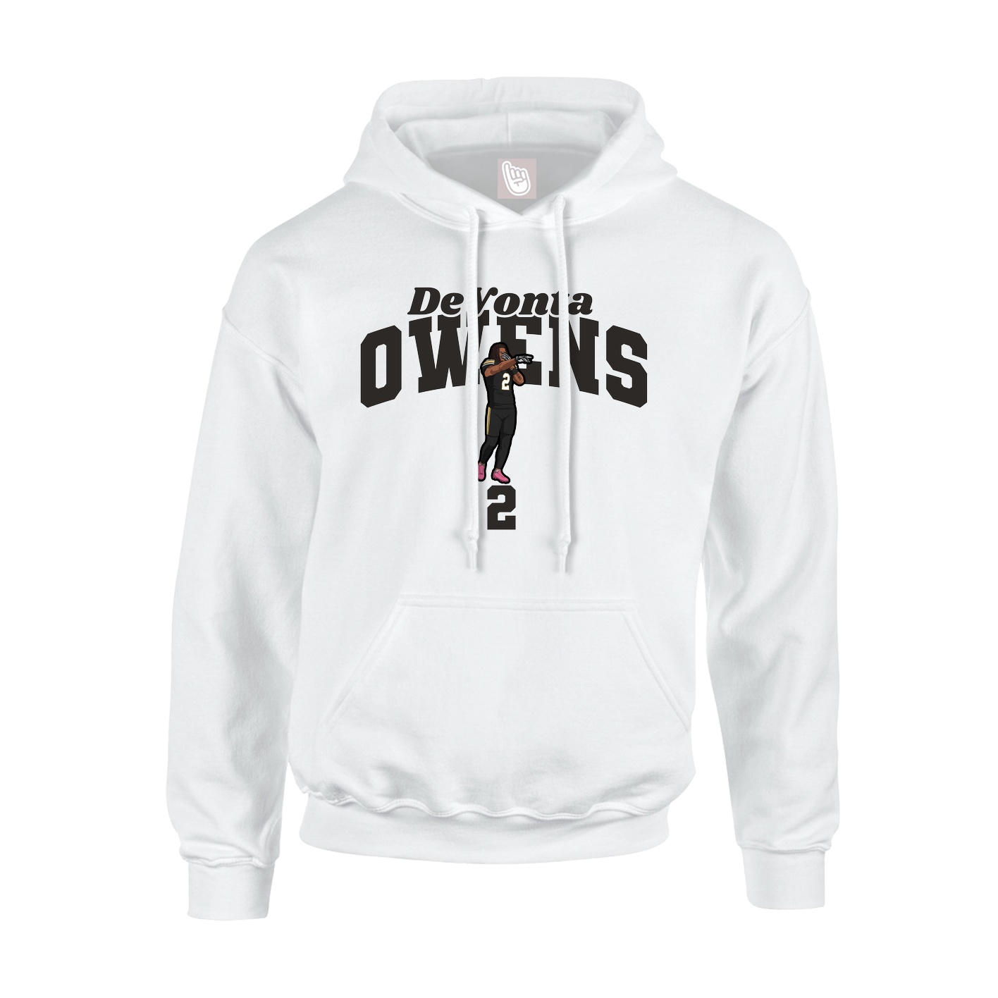 Youth Hoodie — Signature Arch in White