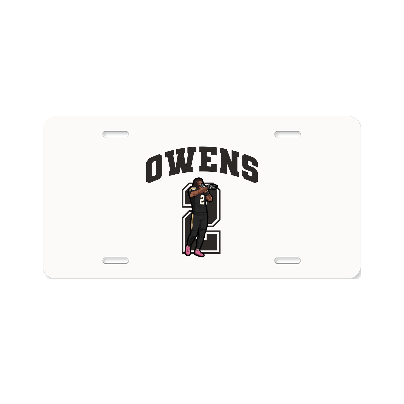 License Plate — Number in Classic
