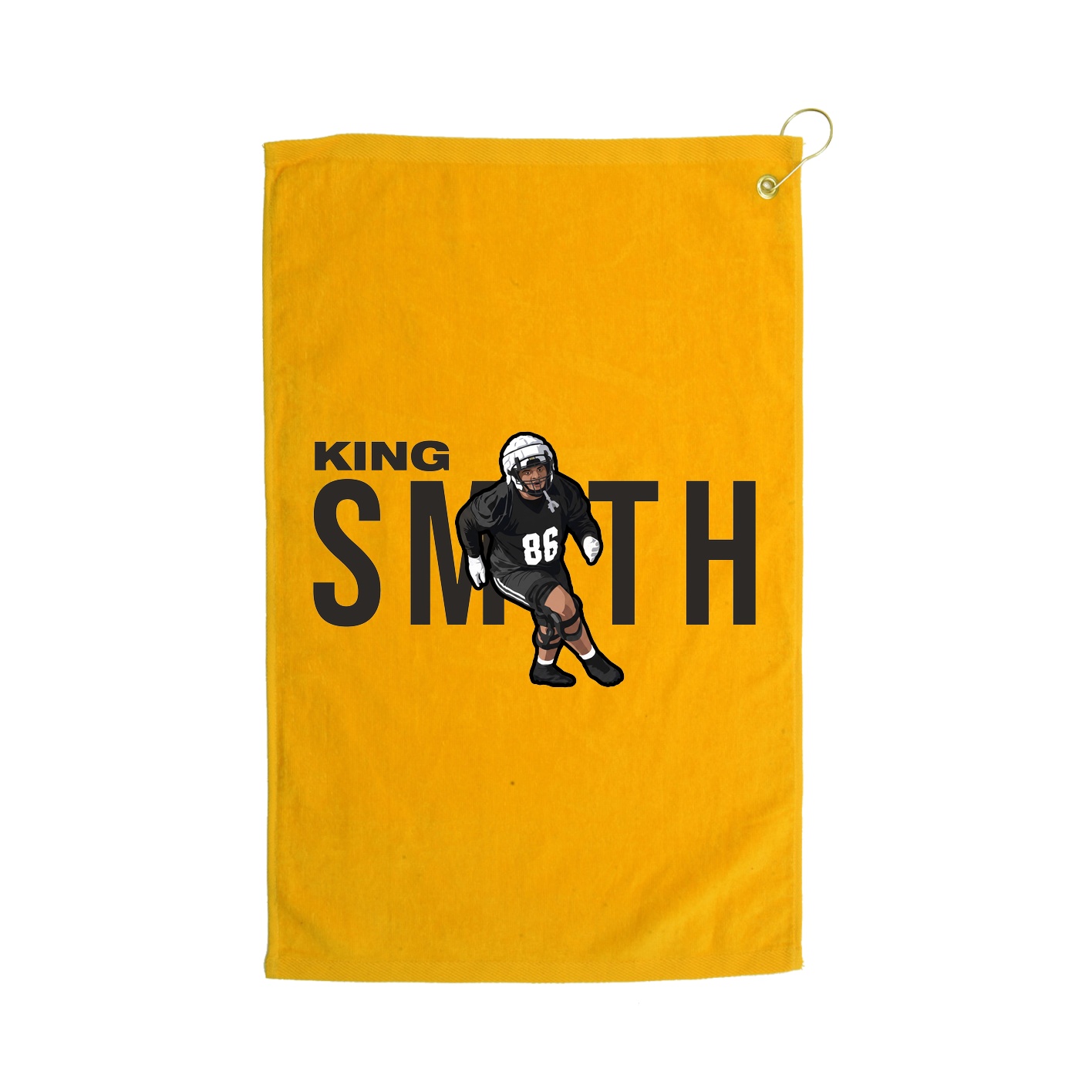 Golf Towel — Player Name in Gold
