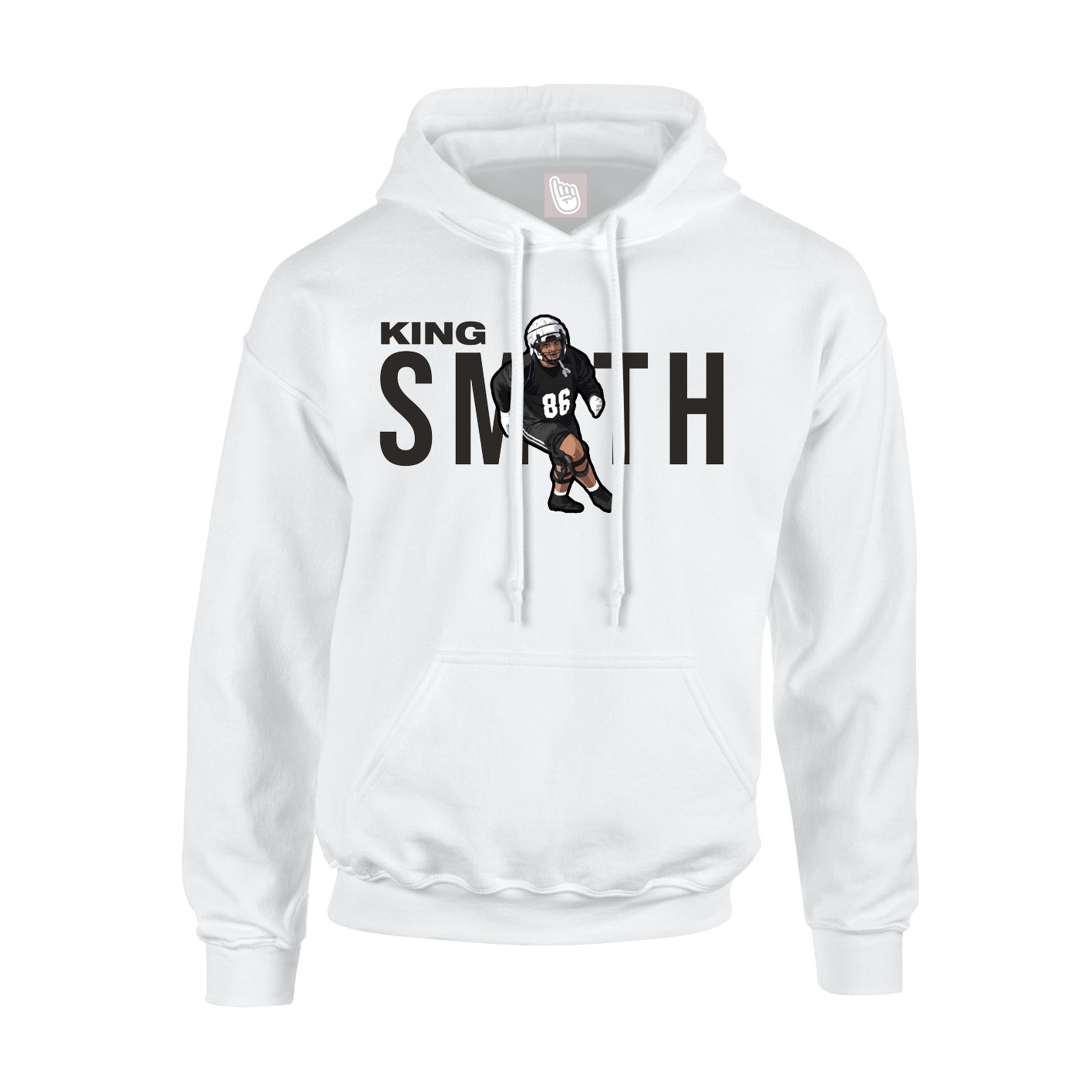 Hoodie — Player Name in White