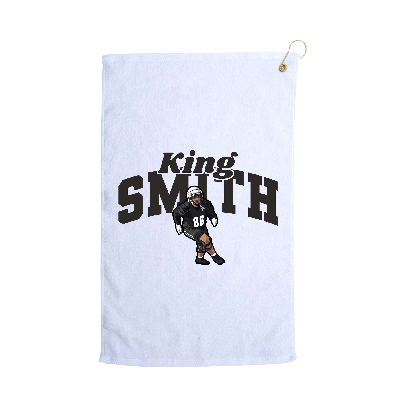 Golf Towel — Signature Arch in White