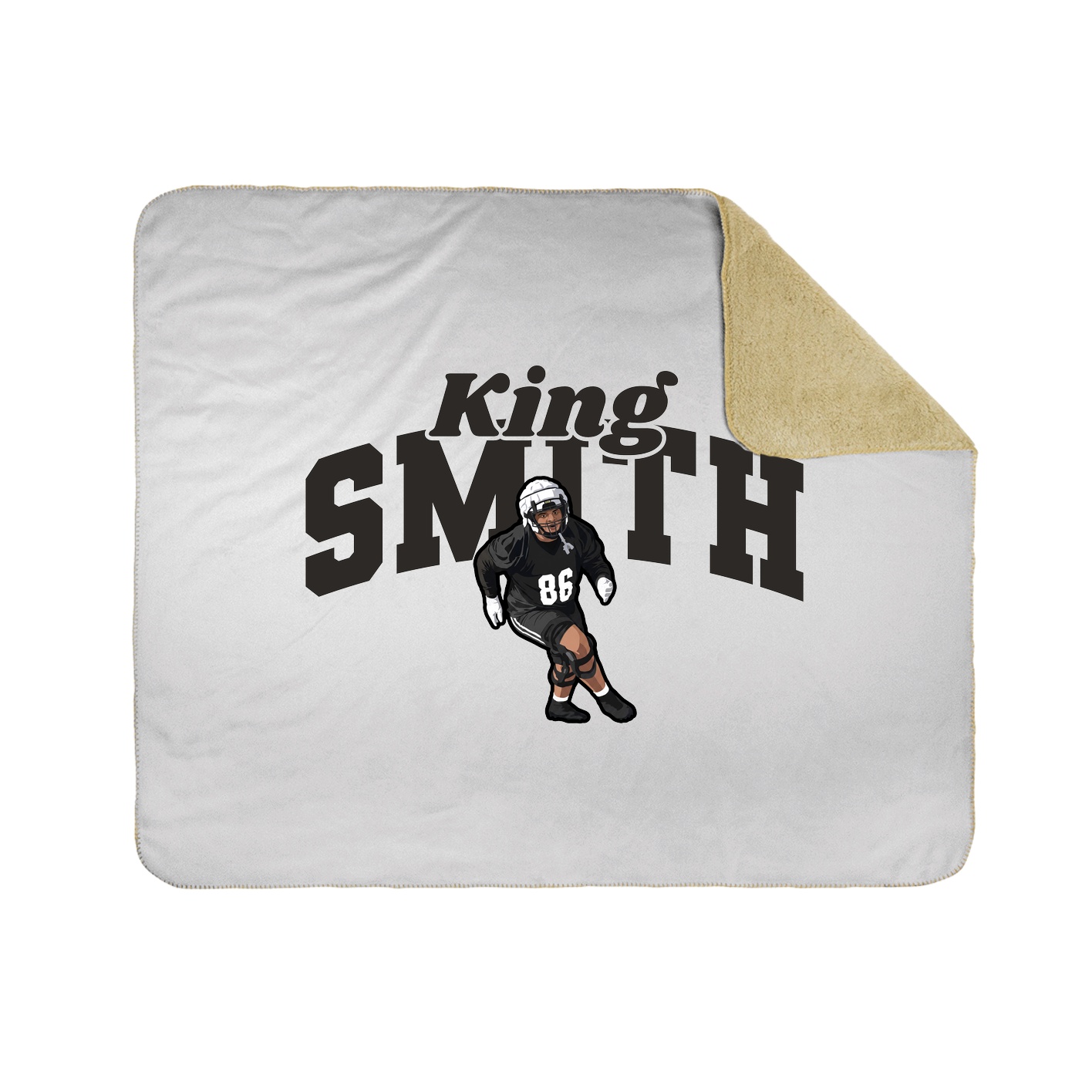 Throw Blanket — Signature Arch in White
