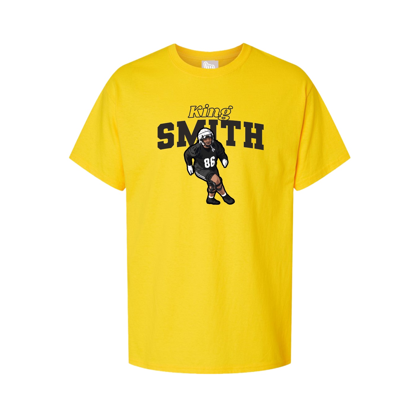 Youth Tee — Name Arch in Gold