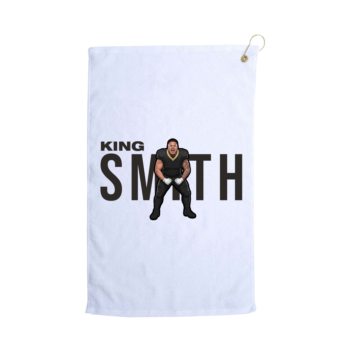 Golf Towel — Player Name in White