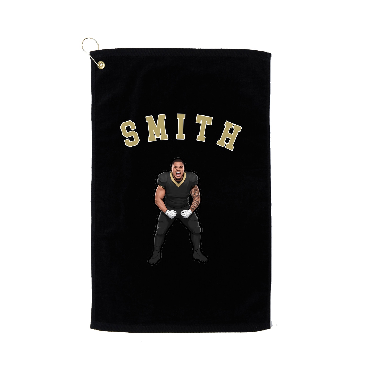 Golf Towel — Shirsey Arch in Black