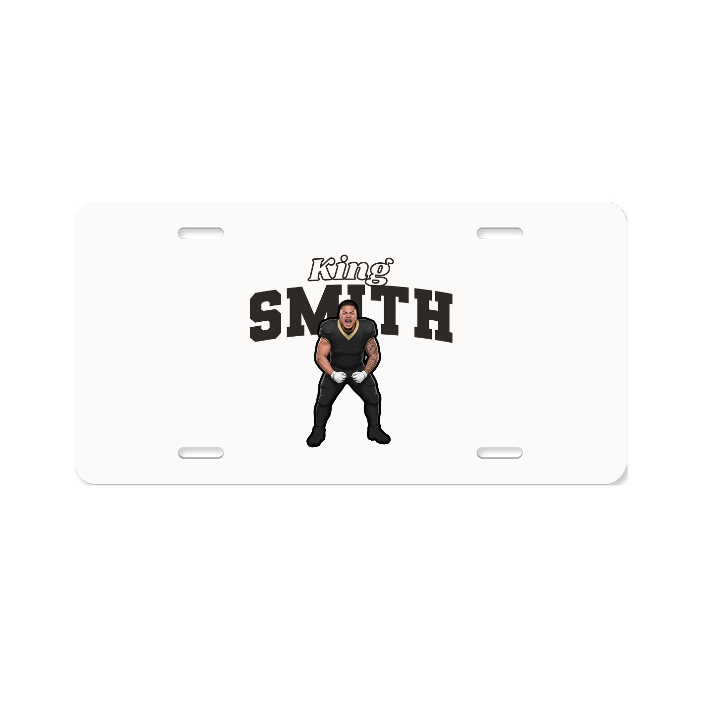 License Plate — Name Arch in Classic