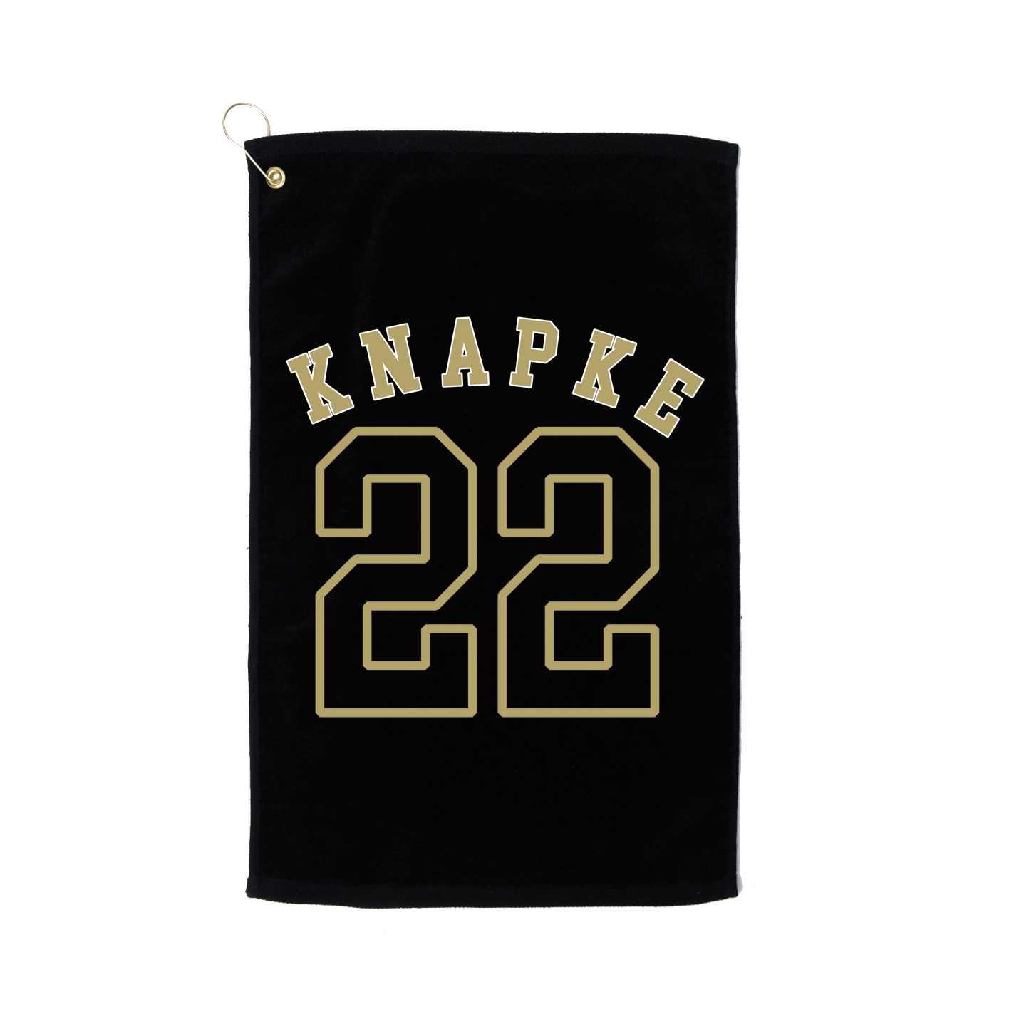 Golf Towel — Shirsey Arch in Black