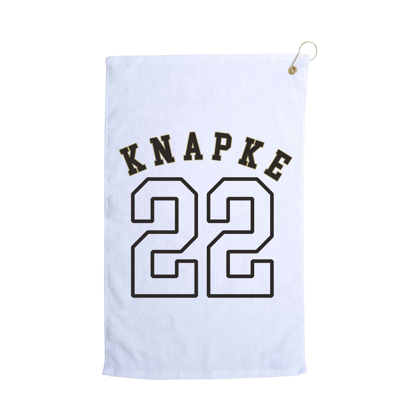 Golf Towel — Shirsey Arch in White