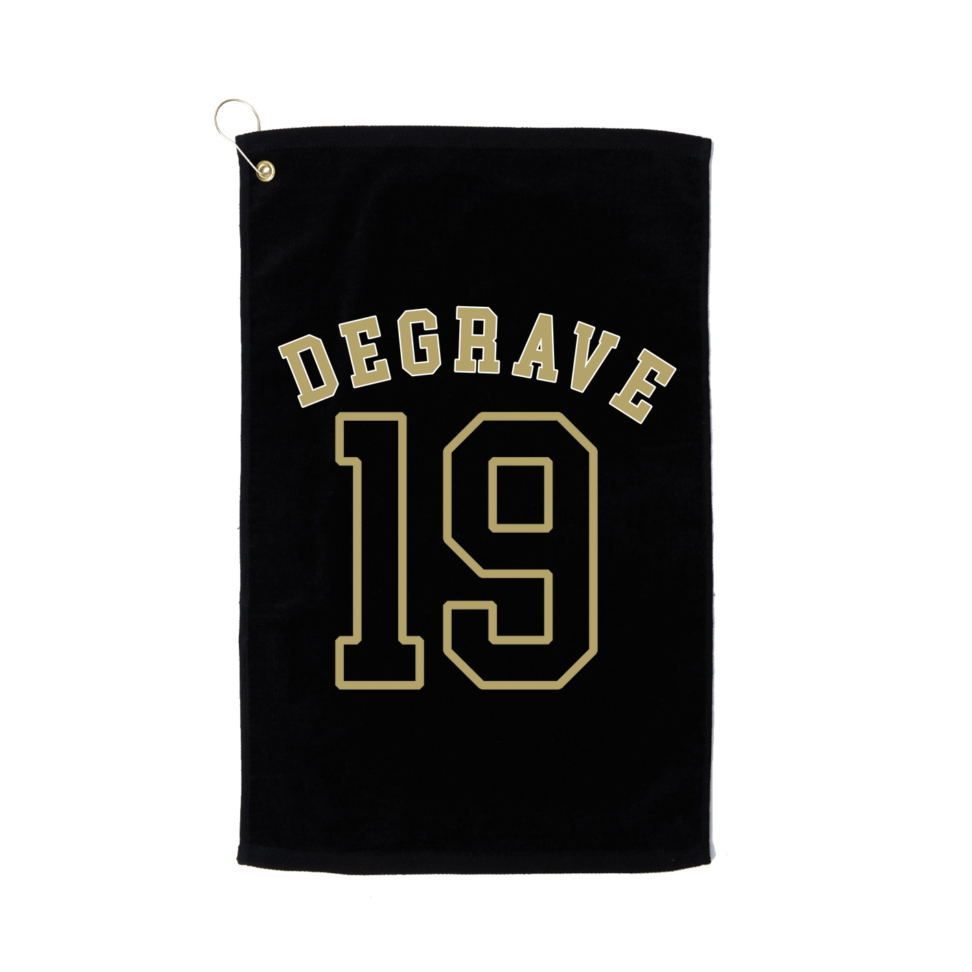 Golf Towel — Shirsey Arch in Black