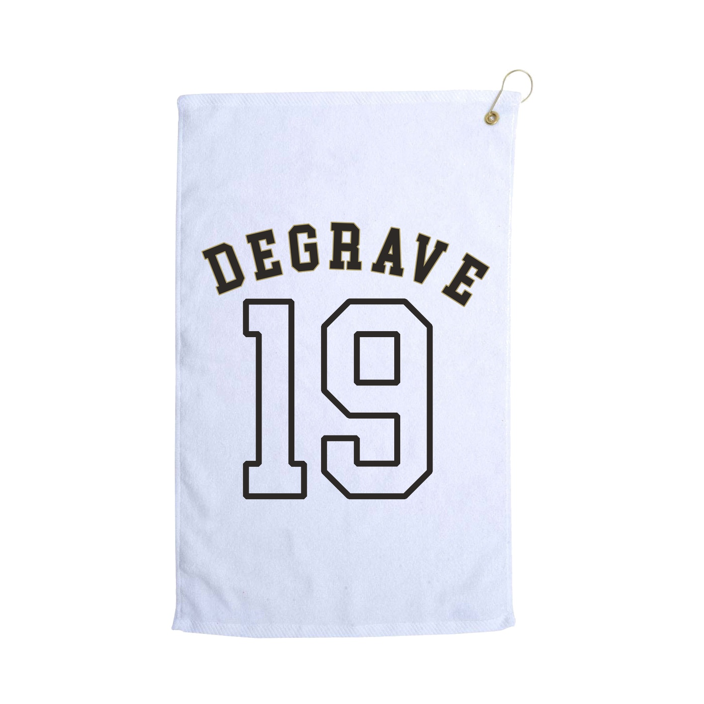 Golf Towel — Shirsey Arch in White