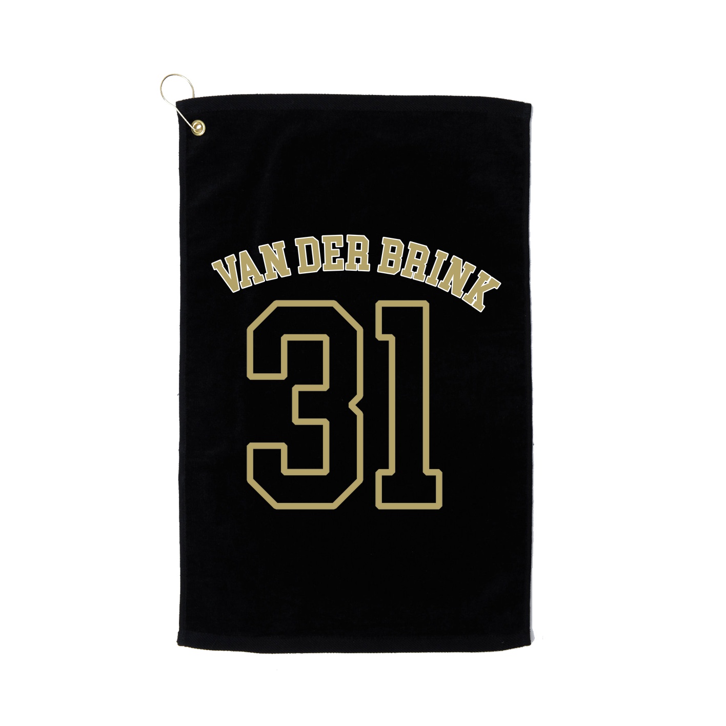 Golf Towel — Shirsey Arch in Black