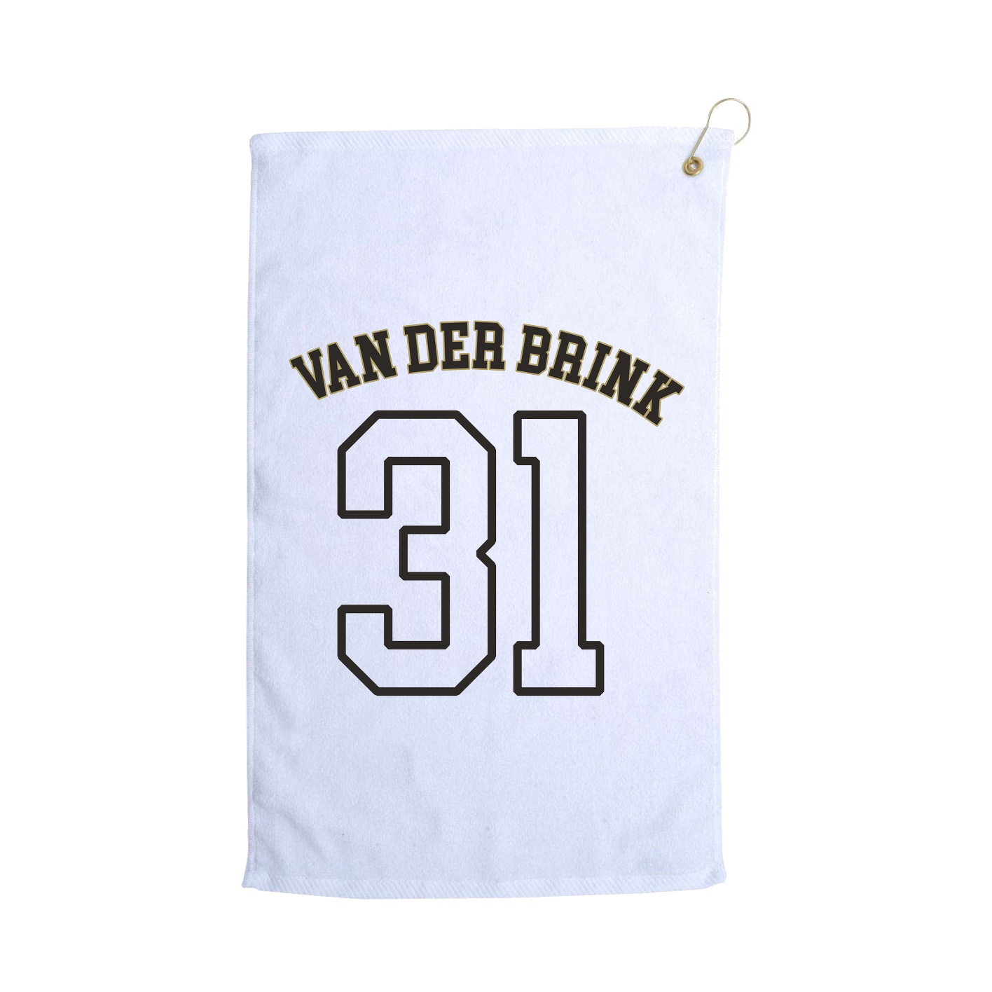 Golf Towel — Shirsey Arch in White
