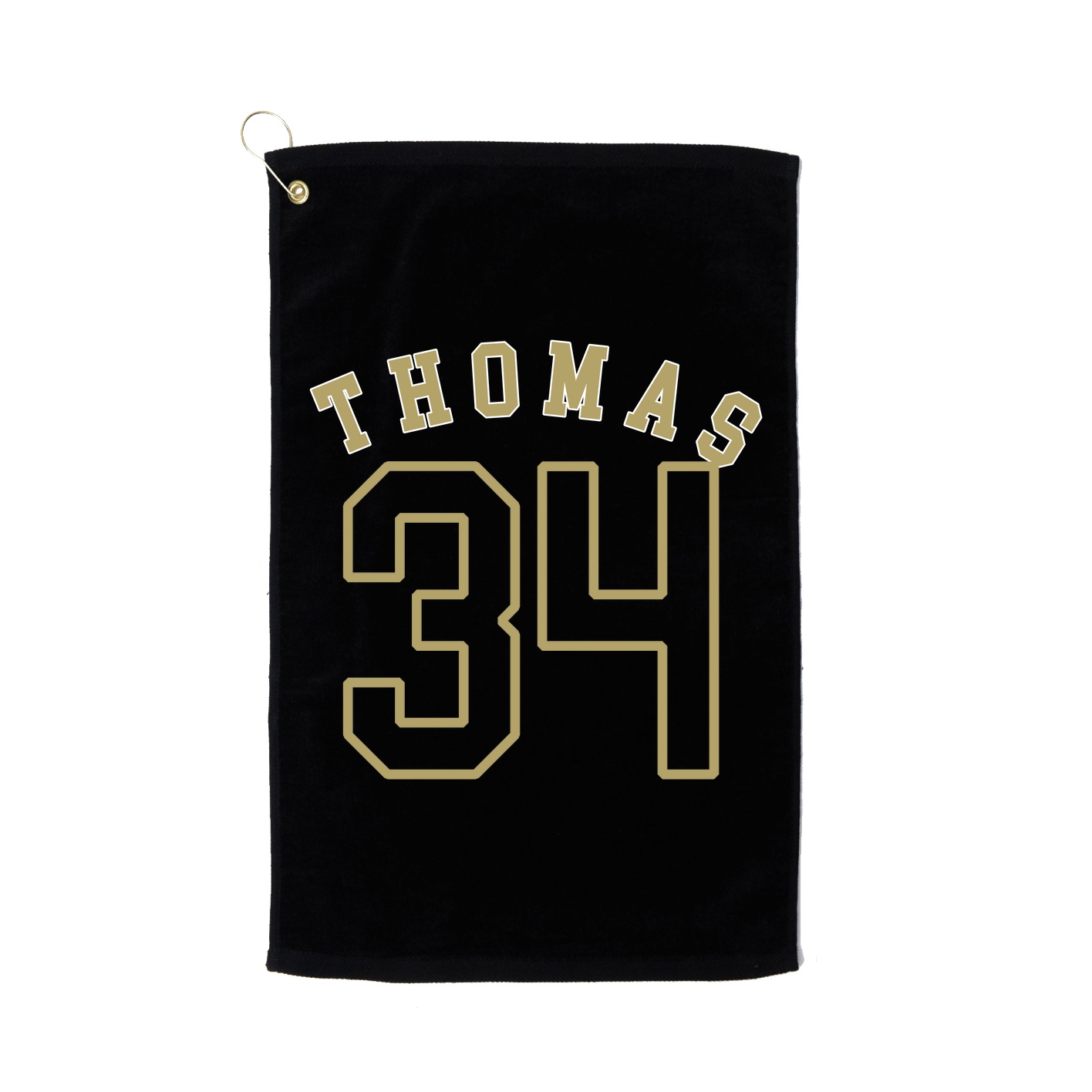 Golf Towel — Shirsey Arch in Black