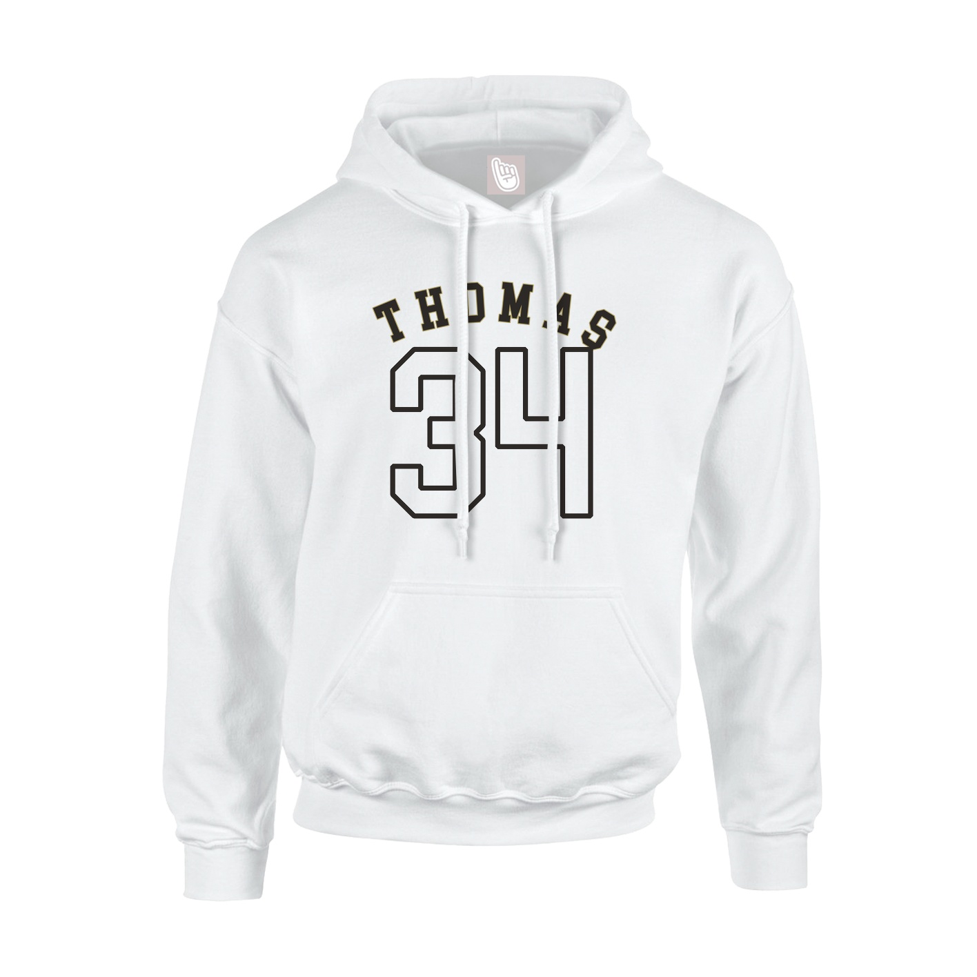 Hoodie — Shirsey Arch in White