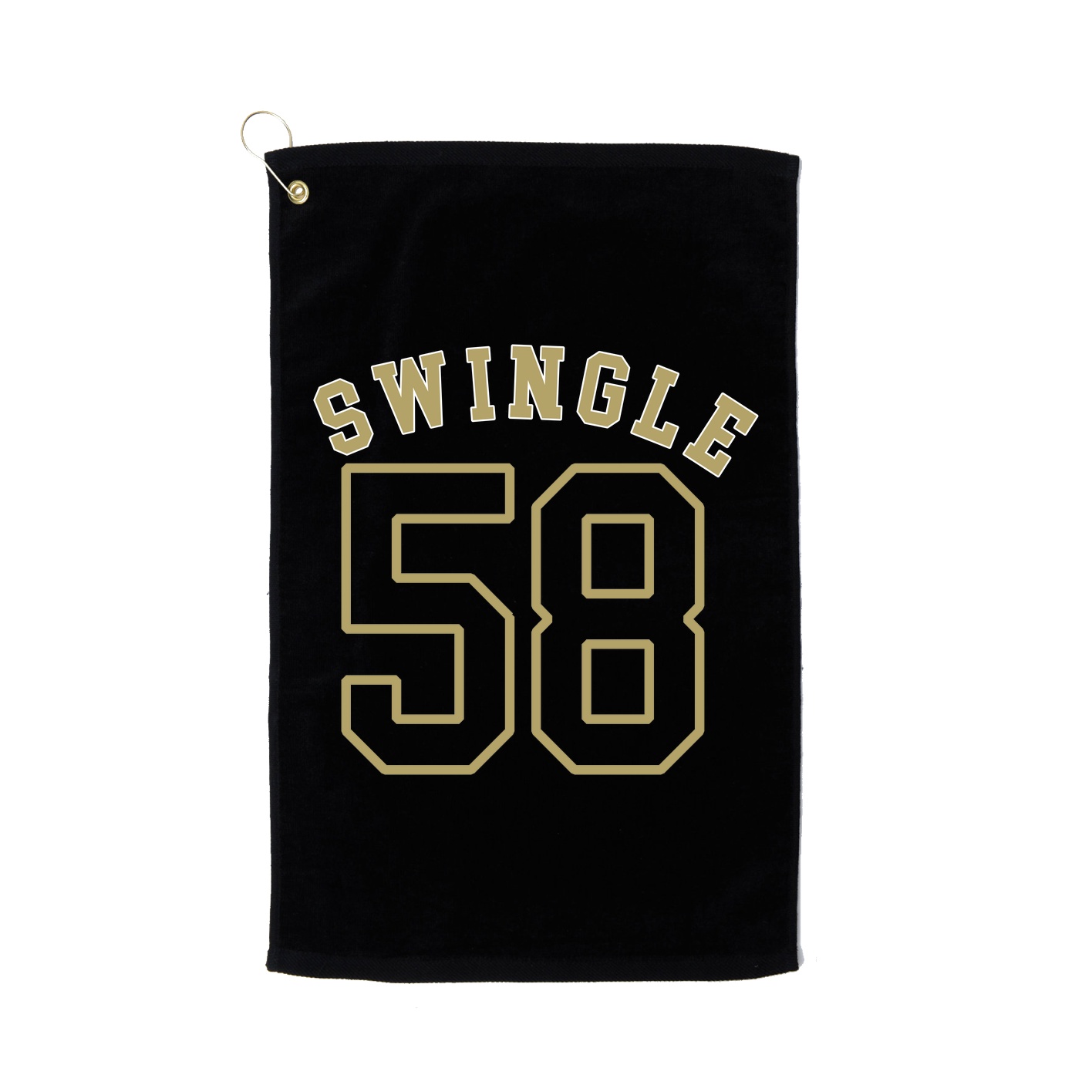 Golf Towel — Shirsey Arch in Black