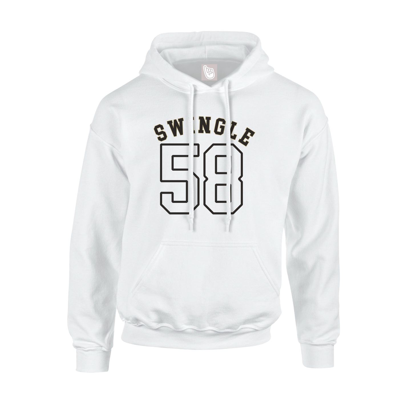 Hoodie — Shirsey Arch in White
