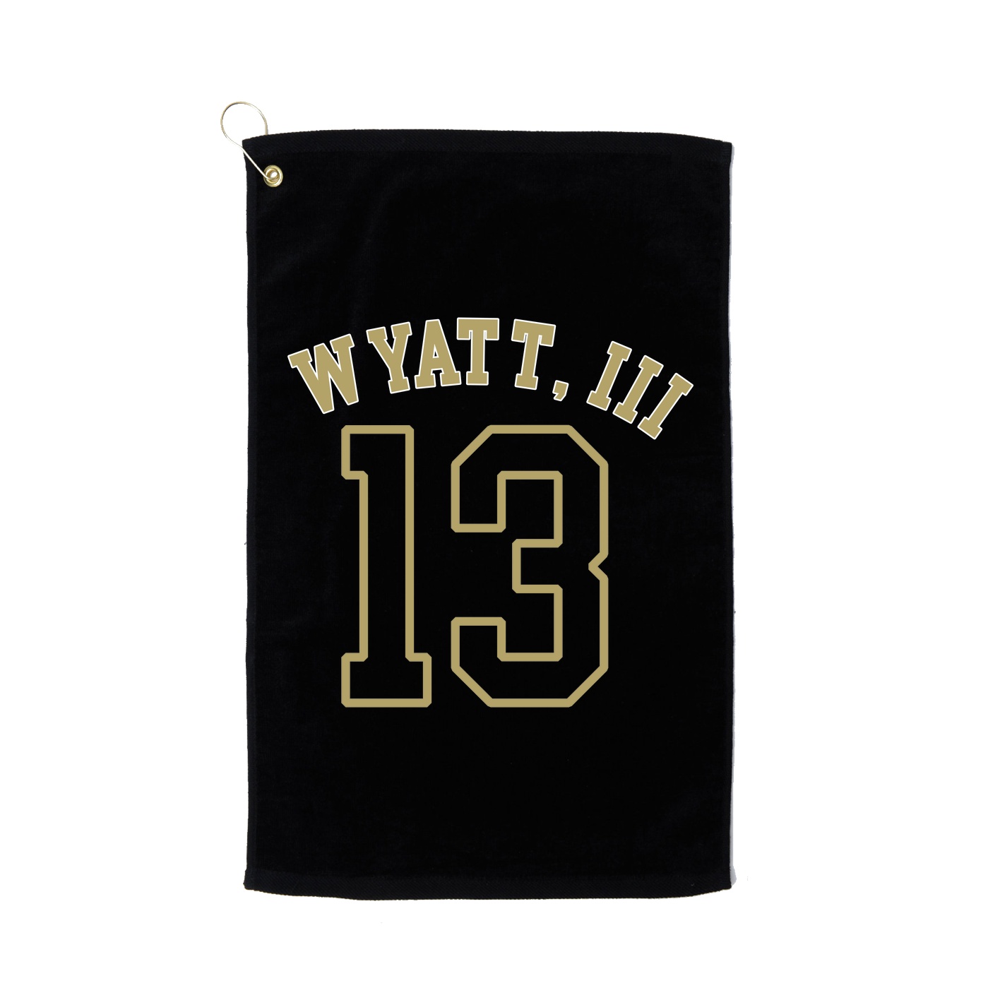 Golf Towel — Shirsey Arch in Black