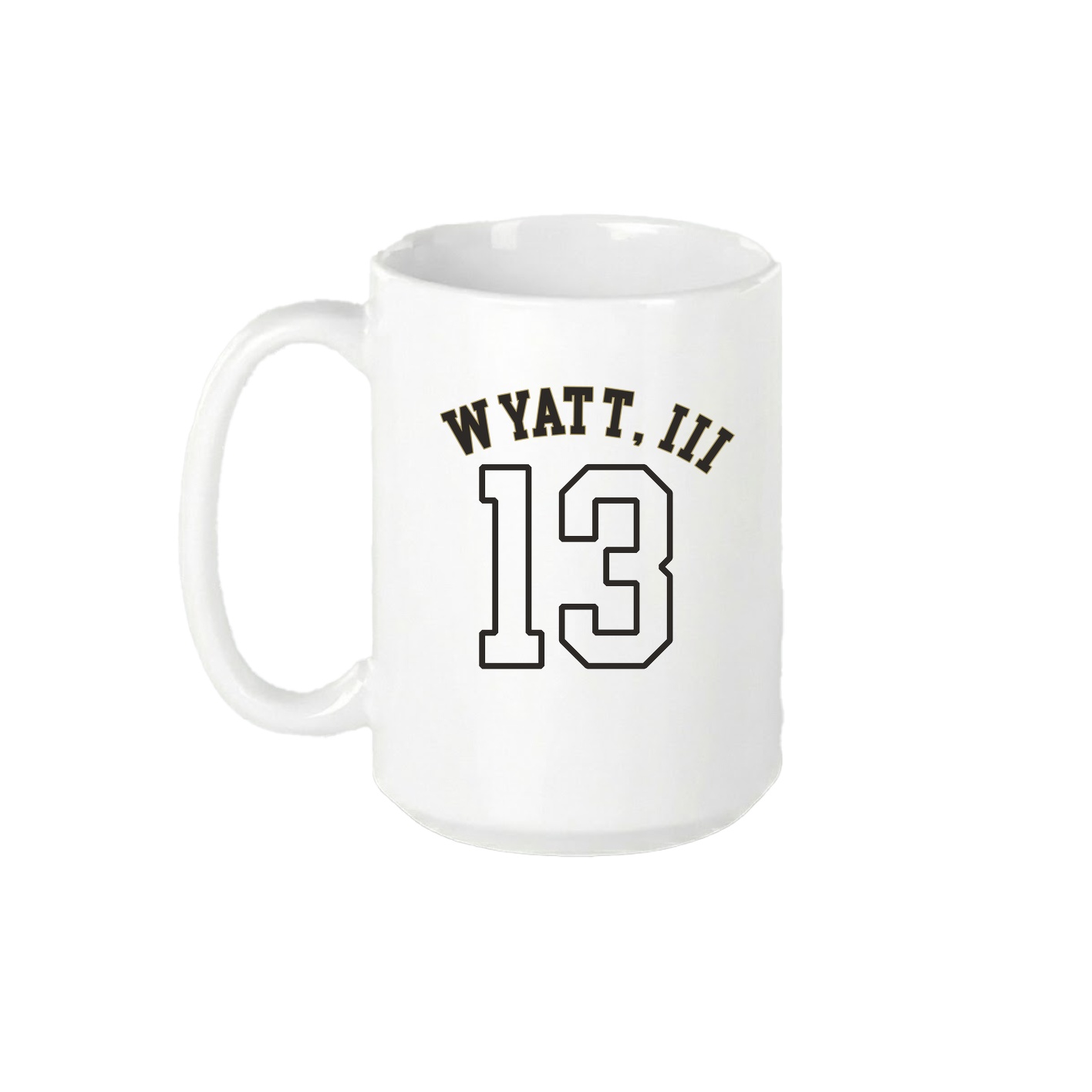 15oz Coffee Mug — Shirsey Arch in White