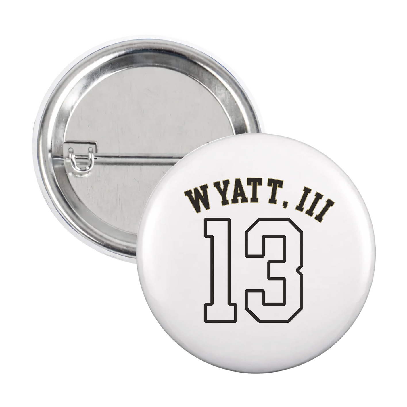 Game Day Button — Shirsey Arch in White